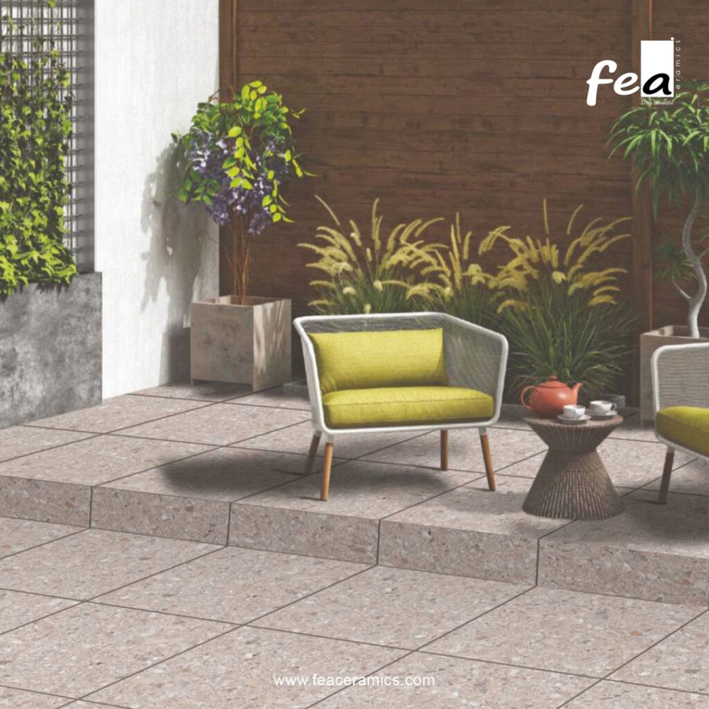 Commercial parking lot tiles for outdoor installation