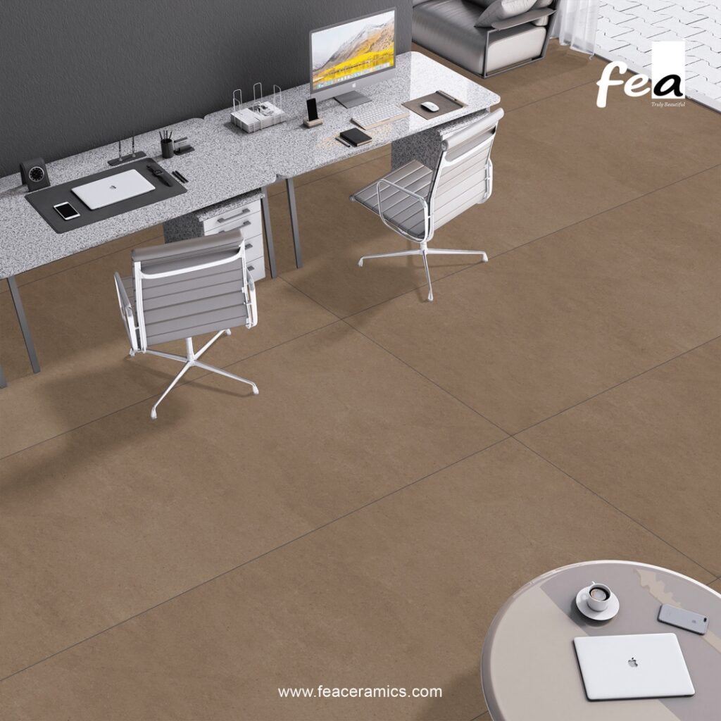 Luxury interior design with Fea Ceramics slab tiles